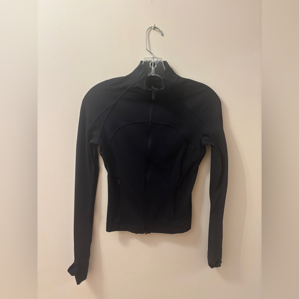 lululemon athletica black cropped define jacket
